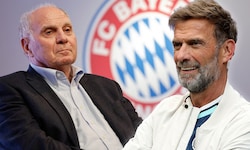 Uli Hoeneß (li.) kritisierte Jürgen Klopp und den DFB.