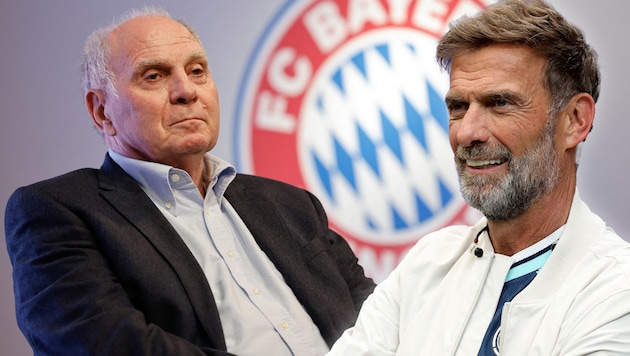 Uli Hoeneß (li.) kritisierte Jürgen Klopp und den DFB.