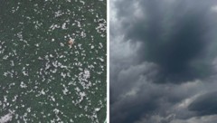 Am Donnerstag zogen heftige Unwetter – inklusive Hagel – über Wien.