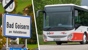 Die Bluttat geschah in einem Postbus in Bad Goisern (OÖ).