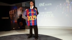 Joao Cancelo unterschrieb bis 2029 beim FC Barcelona.