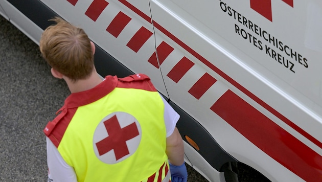Die Rettung musste den Verletzten ins Spital bringen.