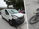 Ein Transporter erfasst in Kirchbichl einen 66-jährigen E-Biker.