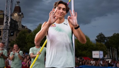 Armand Duplantis sprang wieder einmal höher als alle anderen.