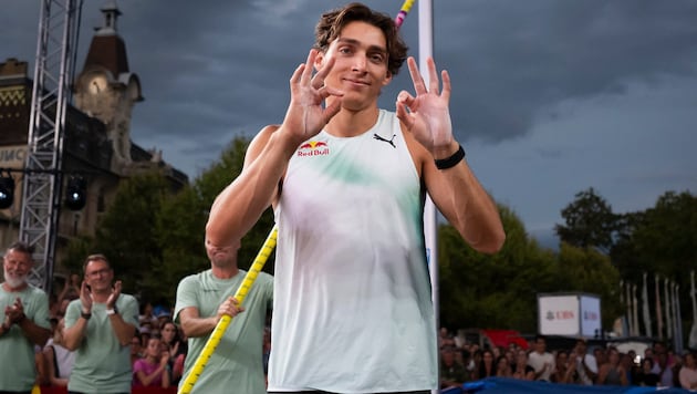Armand Duplantis sprang wieder einmal höher als alle anderen.