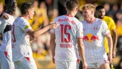 Redzic (2. v. li.) spielte eine starke Partie in Schweden.