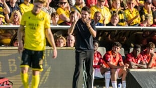 Salzburg-Trainer Danny Röhl war nicht zufrieden.