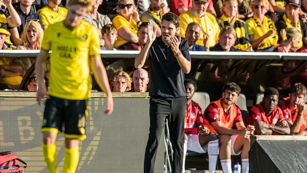 Salzburg-Trainer Danny Röhl war nicht zufrieden.