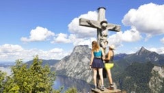 Der Kleine Sonnstein (923 Meter hoch) ist ein beliebtes Ausflugsziel von Bergwanderern.