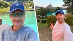 Bill Kaulitz verschickte jetzt Grüße von seinem Detox-Urlaub am Wörthersee an seine Fans.