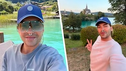 Bill Kaulitz verschickte jetzt Grüße von seinem Detox-Urlaub am Wörthersee an seine Fans.