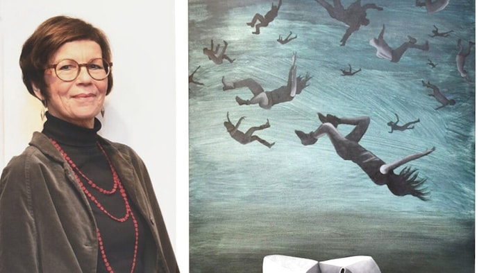 Die Steyrerin Ottilie Großmayer zeigt poetische Zeichnungen und Bilder in Acryl.