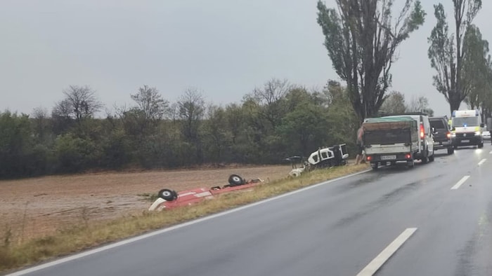 Unwetterfolgen in Bruck an der Leitha.