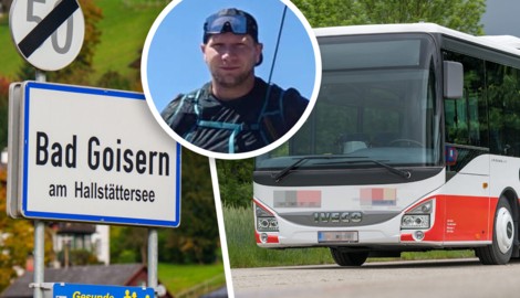 Peter Gamsjäger wurde bei der Messerattacke im Bus in Bad Goisern zum Lebenretter. 