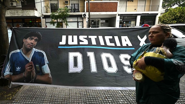 Der Prozess um den Tod von Diego Maradona wurde unterbrochen.