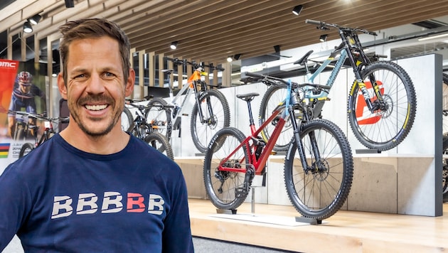 Ex-Radprofi Bernhard Kohl hat in seinem Fahrrad-Fachgeschäft Zuwachs, das bestätigt auch die ...