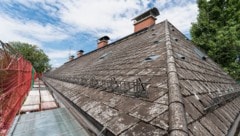 Insgesamt werden knapp 1000 Quadratmeter Dachfläche erneuert.