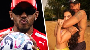 Lewis Hamilton genoss die Zeit mit Herzdame Kim Kardashian.