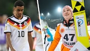 Severin Freund (rechts) kann die Situation rund um Jamal Musiala gut nachvollziehen. 