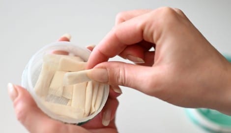 Neuartige Produkte wie Nikotinbeutel (Bild) fallen seit Donnerstag in die Bestimmungen des ...