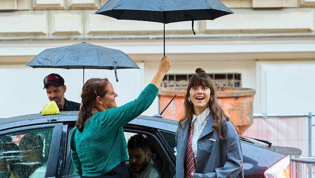 Noga Erez bei ihrer Ankunft vor dem Kino zur Premiere ihres eigenen Dokufilmes.