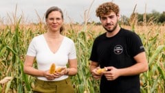 Vizelandeschefin Anja Haider-Wallner und „Bauaranger“ Sebastian Bauer.
