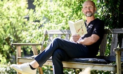 Heinrich Steinfest mit seiner Novelle. Der Vielschreiber arbeitet übrigens bereits am achten ...