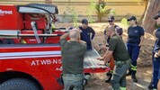 50 Kameraden helfen auf Sardinien. Sie sind rund 30 Kilometer nördlich von Cagliari stationiert.