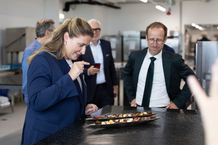 Der süße Abschluss des Besuchs im Gewerbehof