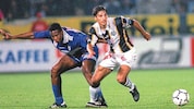 Nur im Juli 1997 gelang kein Sieg. Damals mussten sich Ivo Vastic (o.) &amp; Co. in Lustenau mit ...