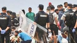 Migranten in Ceuta