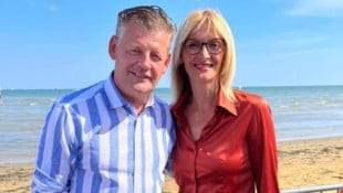 Bürgermeister Christian Scheider trifft in Lignano oft Stadtchefin Laura Giorgi.