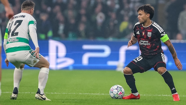 Sascha Horvath (re.) sieht gegen Celtic noch eine Chance.