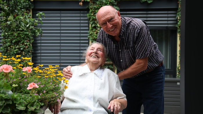 Gerda Holzleitner mit Sohn Josef