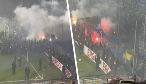 Schwere Randale in Mannheim