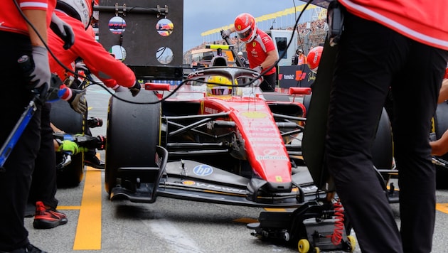 Lewis Hamilton geht nur von Platz sieben aus ins Sprintrennen.