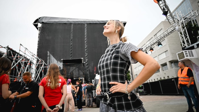 Ella Stern nahm vor ihrem Auftritt eine Superwoman-Pose ein und sagte sich: „Ich kann das!“
