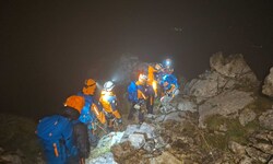 Nächtlicher Einsatz für die Bergrettung.