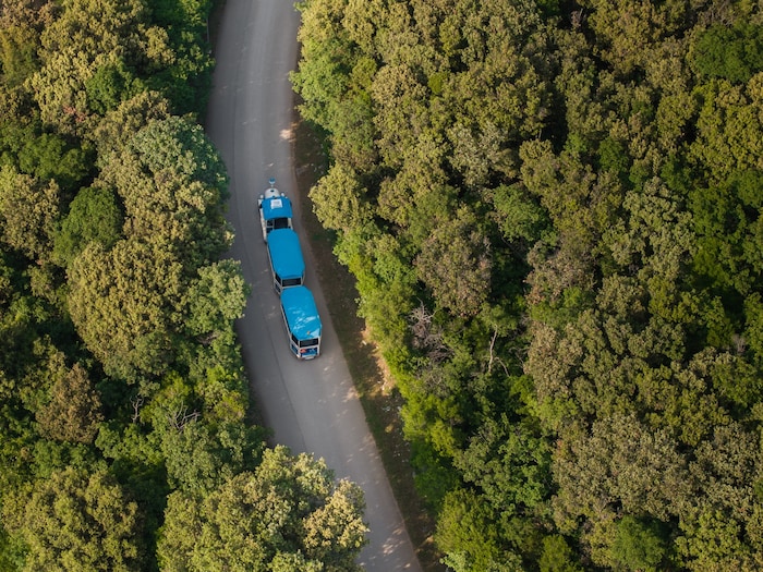 Der Shuttle kann von allen Gästen gratis benutzt werden und fährt täglich nach Rovinj.