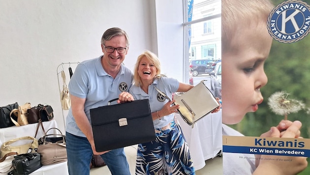 Die Kiwanis Mitglieder hoffen auf eine schöne Summe, die dem Kinderhospiz Lichtblickhof zugute ...