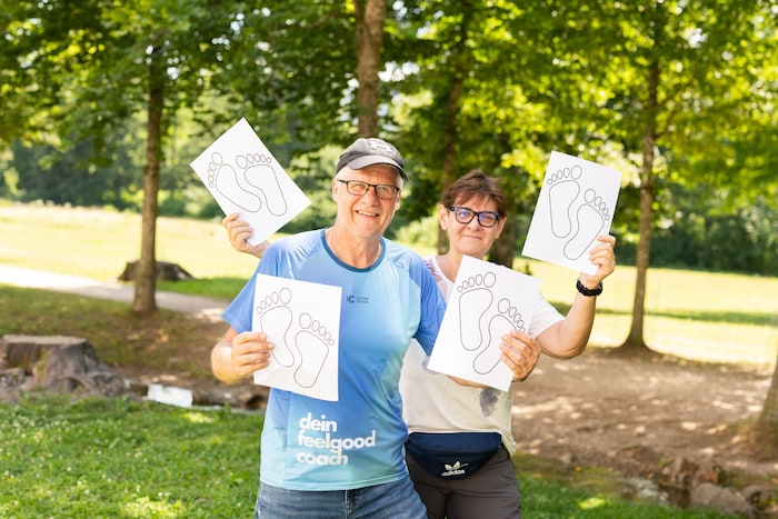 10.000 Schritte pro Tag: Wallner und die Facebook-Gruppe gehen einfach los!