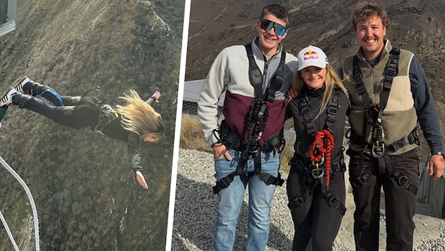 134 Meter in die Tiefe: Alice Robinson versucht sich an einem neuen Hobby.