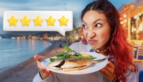 Dabei war das Restaurant doch so gut bewertet: Wer sich im Urlaub ausschließlich auf ...