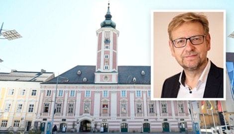 Thomas Dewina, oberster Beamter im St. Pöltner Rathaus, zieht gegen die Stadt vor das ...
