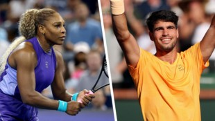 Serena Williams und Carlos Alcaraz
