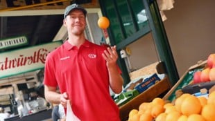 Florian Pessentheiner Für den Schweden Mattias Göransson ist der KAC die erste Europa-Station