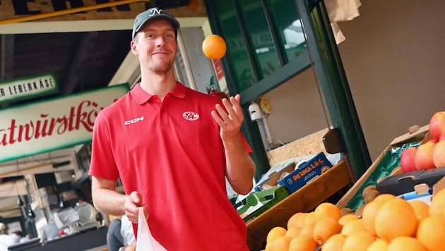 Für den Schweden Mattias Göransson ist der KAC die erste Europa-Station