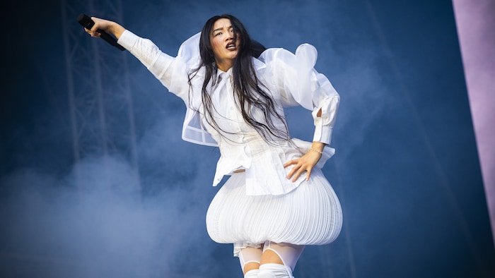 Wenige Fans live, aber international längst ein Top-Star: Audrey Nuna hatte im St. Pöltner Green ...