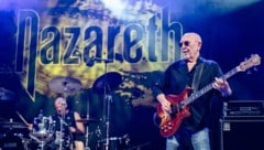 Die Band Nazareth heizte dem Publikum ein. Als Draufgabe erklang „Happy Birthday“, mitreißende ...