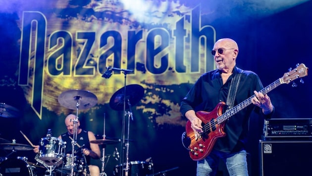 Die Band Nazareth heizte dem Publikum ein. Als Draufgabe erklang „Happy Birthday“, mitreißende ...